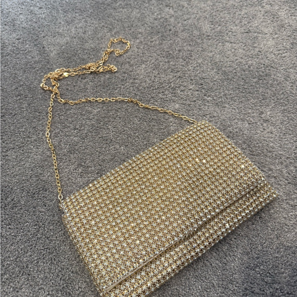 INC International Concepts Gold Crossbody Bag